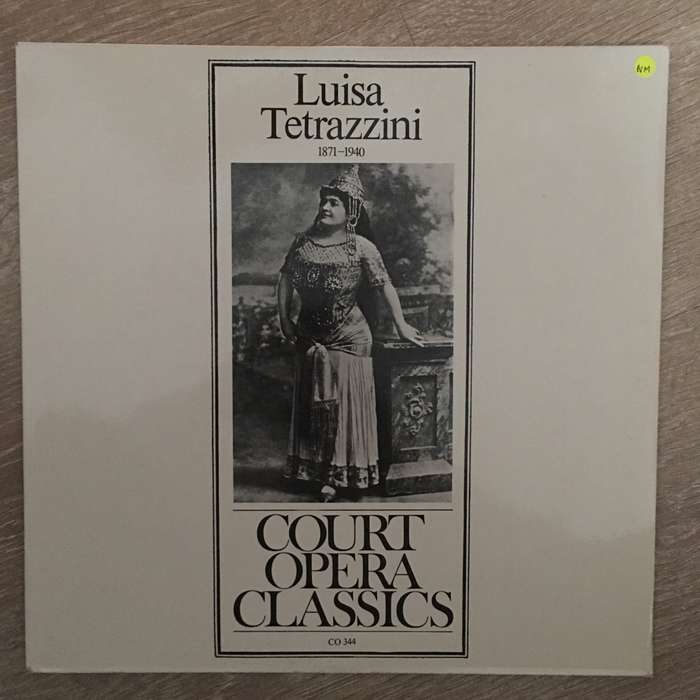 Luisa Tetrazzini - Court Opera Classics - Vinyl LP Record Opened - Near Mint Condition (NM)
