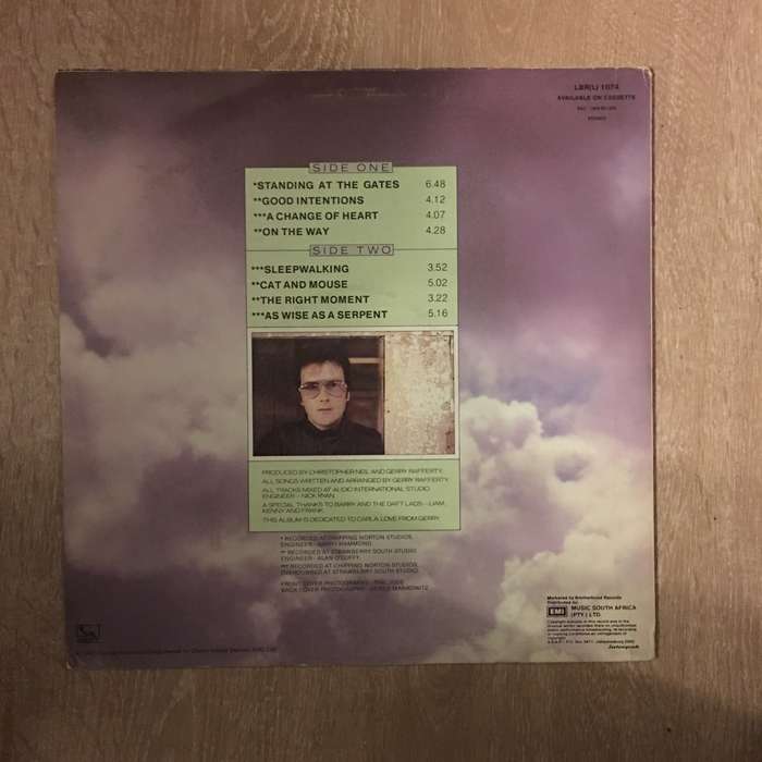 Gerry Rafferty - Sleepwalking - Vinyl LP Record  - Very-Good+ Quality (VG+)