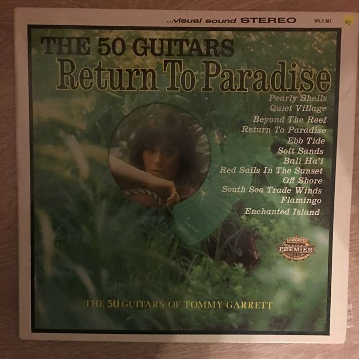 The 50 Guitar Of Tommy Garrett  Return To Paradise - Vinyl LP Record Album - Opened  - Very...
