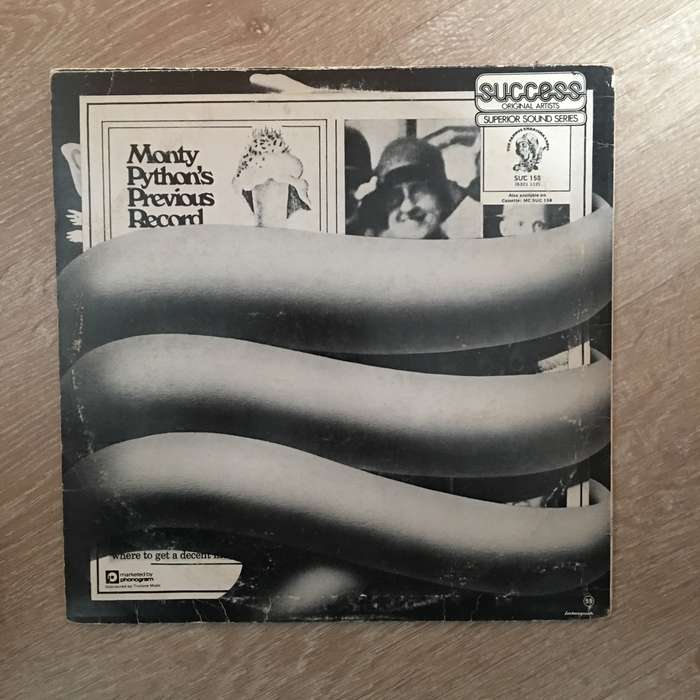 Monty Python's Previous Record - Vinyl LP Record - Opened  - Very-Good Quality (VG)
