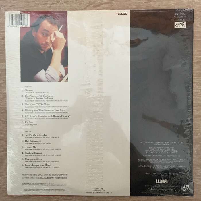 José Carreras  Sings Andrew Lloyd Webber - Vinyl LP Record - Sealed