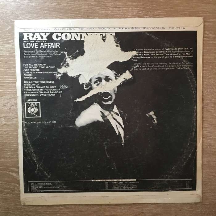 Ray Conniff - Love Affair - Vinyl LP Record - Opened  - Good+ Quality (G+)