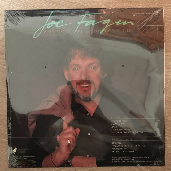 Joe Fagin - Why Don't We Spend The Night  - Vinyl LP Record - Sealed