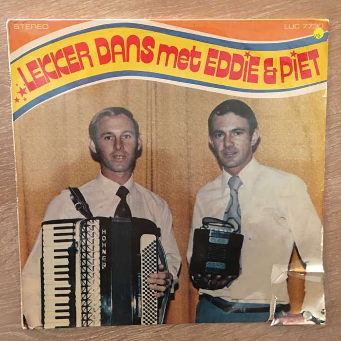 Lekker Dans Met Eddie En Piet - Vinyl LP Record - Opened  - Very-Good Quality (VG)