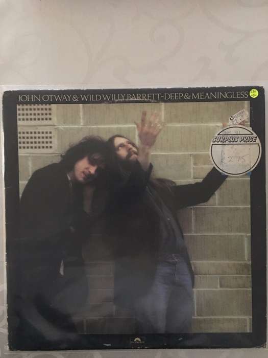 John Otway & Wild Willy Barrett  Deep & Meaningless  - Vinyl LP Record  - Very-Good+ Qualit...