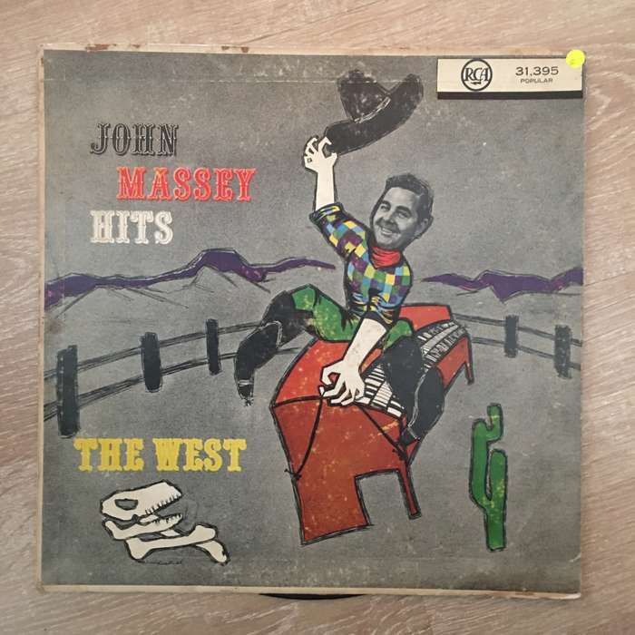John Massey Hits The West - Vinyl LP Record - Opened  - Good Quality (G)