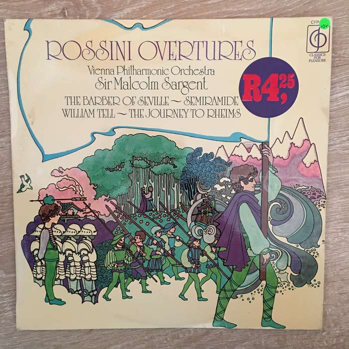 Rossini - Sir Malcolm Sargent, Vienna Philharmonic Orchestra  Rossini Overtures - Vinyl LP ...