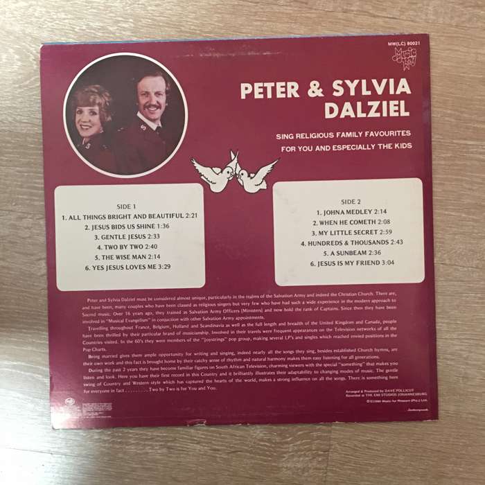 Sylvia & Peter Sing Two By Two - Vinyl LP Record - Opened  - Very-Good Quality (VG)