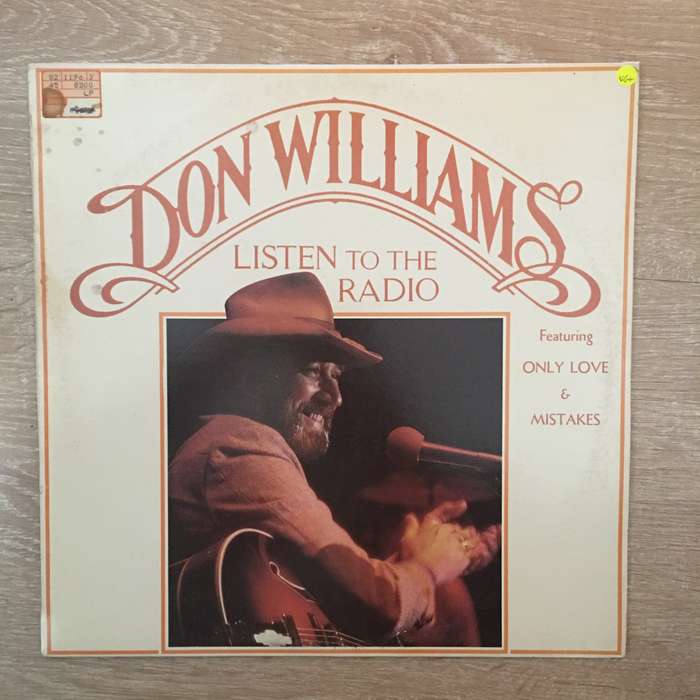 Don Williams - Listen To The Radio - Vinyl LP Record - Opened  - Very-Good+ Quality (VG+)