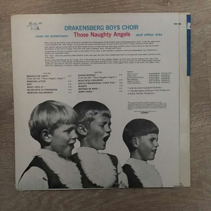 Drakensberg Boy's Choir - Those Naughty Angels - Vinyl LP Record - Opened  - Very-Good+ Quality (...