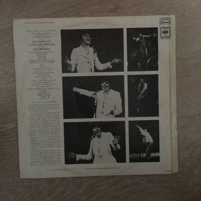 Liza Minnelli - Liza With A Z  - Vinyl LP Record - Opened  - Very-Good- Quality (VG-)