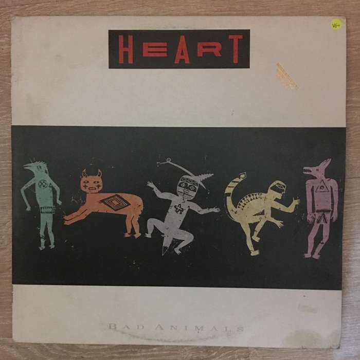 Heart  Bad Animals -  Vinyl LP Record - Very-Good+ Quality (VG+)