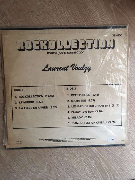Laurent Voulzy, Mama Joe's Connection  Rockollection  - Vinyl LP Record   - Very-Good+ Qual...