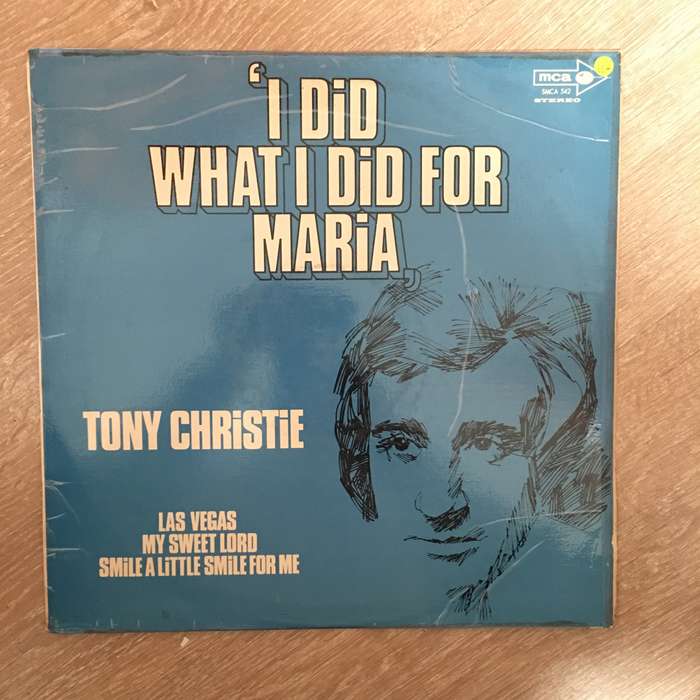 Tony Christie - What I Did For Maria - Vinyl LP Record - Opened  - Very-Good+ Quality (VG+)