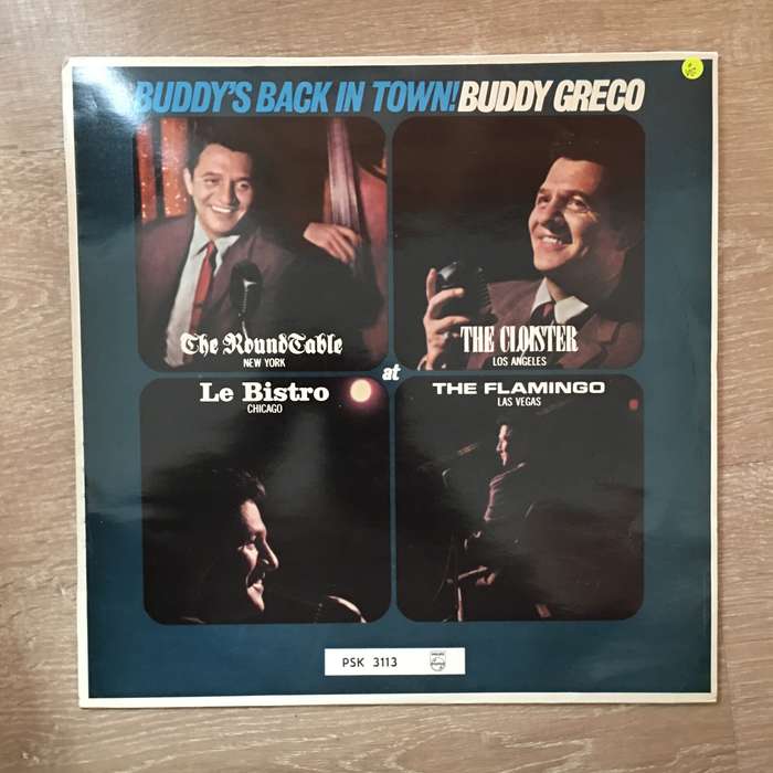 Buddy Greco - Buddy's Back In Town -  Vinyl LP Record - Opened  - Very-Good Quality (VG)