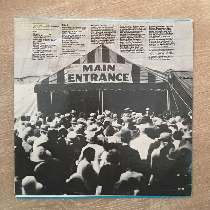 Country Chart Busters Vol 4 - Vinyl LP Record - Opened  - Very-Good- Quality (VG-)