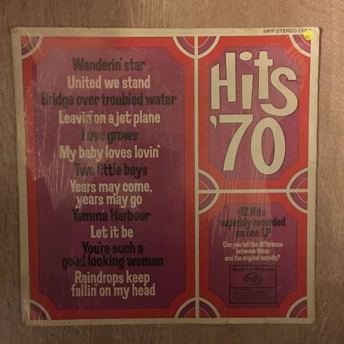 Hits '70  - Vinyl LP Record - Opened  - Very-Good Quality (VG)