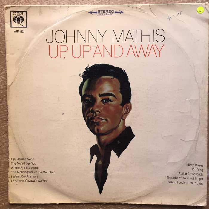 Johnny Mathis - Up, Up and Away - Vinyl LP Record - Opened  - Good Quality (G)