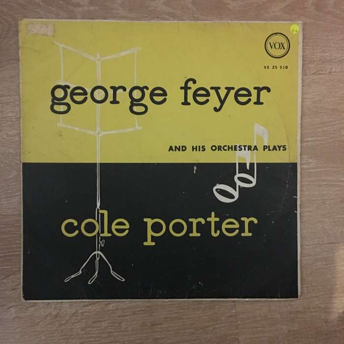 George Feyer Plays Cole Porter - Vinyl LP Record - Opened  - Good+ Quality (G+)