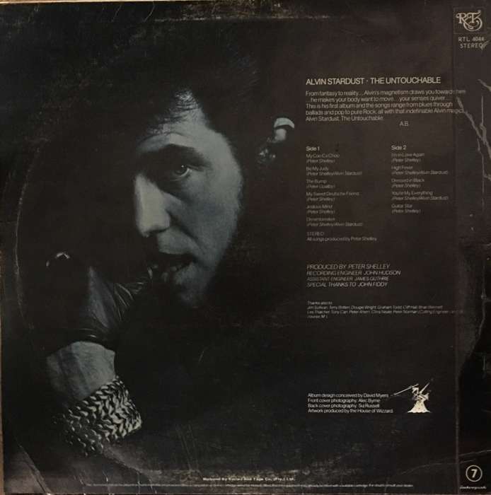 Alvin Stardust - The Untouchable - Vinyl LP Record - Opened  - Very-Good Quality (VG)