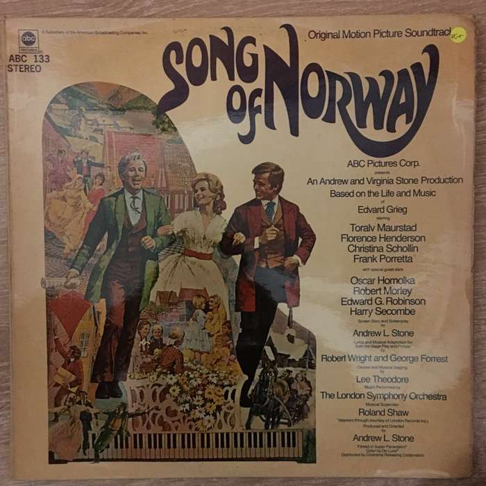 Song Of Norway - Original Motion Picture Soundtrack - Vinyl LP Record - Opened  - Very-Good+ Qual...