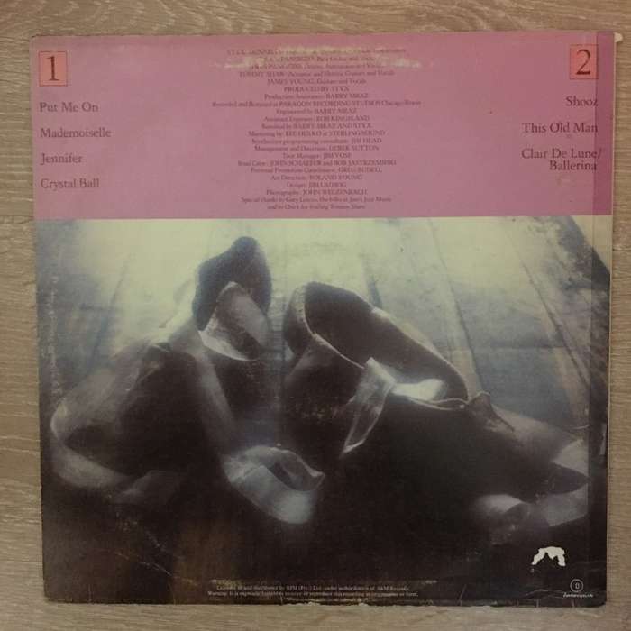 Styx - Crystal Ball  - Vinyl LP Record  - Very-Good+ Quality (VG+)