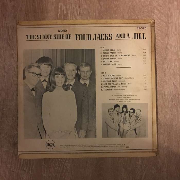 The Sunny Side Of Four Jacks & A Jill - Vinyl LP Record - Opened  - Very-Good Quality (VG)