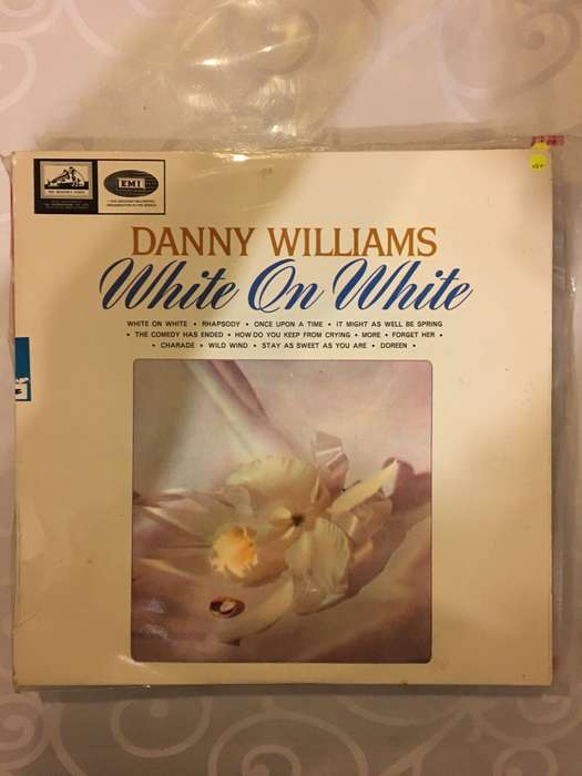 Danny Williams - White on White - Vinyl LP Record - Opened  - Very-Good+ Quality (VG+)