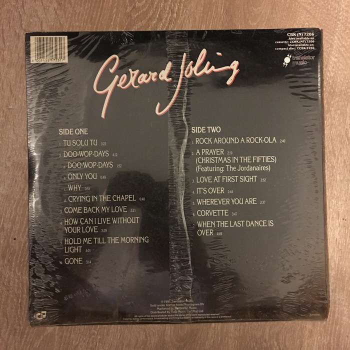 Gerard Joling  Memory Lane -  Vinyl LP Record - Sealed