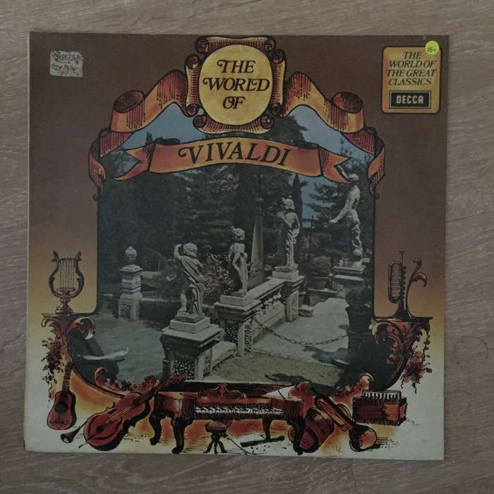 The World Of Vivaldi  Vinyl LP Record - Opened  - Very-Good+ Quality (VG+)