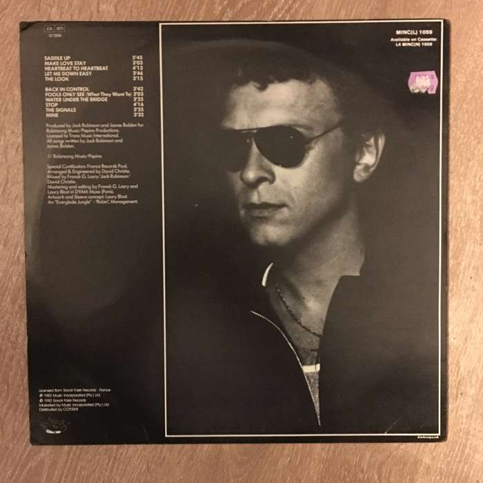 David Christie  Back In Control -  Vinyl LP Record - Opened  - Very-Good+ Quality (VG+)