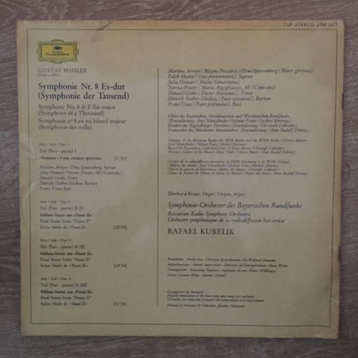 Gustav Mahler - Symphonie-Orchester Des Bayerischen Rundfunks, Rafael Kubelik  Symphonie Nr...