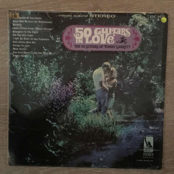 The 50 Guitar of Tommy Garret - 50 Guitar in Love  - Vinyl LP Record - Opened  - Very-Good+ Quali...