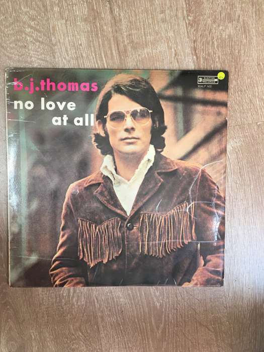B.J. Thomas  No Love At All - Vinyl LP Record - Opened  - Very-Good+ Quality (VG+)