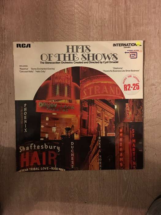 The Stereoaction Orchestra Created & Directed By Cyril Ornadel  Hits Of The Shows  - Vinyl ...