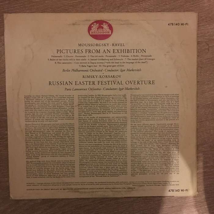 Moussgorsky-Ravel - Pictrues From An Exhibition, Rimsky-Korsakov -Russian Eastern Festival Overtu...