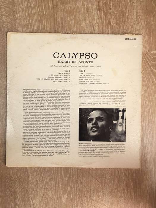 Belafonte - Calpyso - Vinyl LP Record - Opened  - Very-Good+ Quality (VG+)