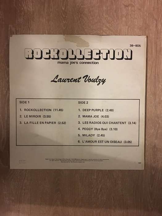 Laurent Voulzy, Mama Joe's Connection  Rockollection  - Vinyl LP Record - Opened  - Very-Go...