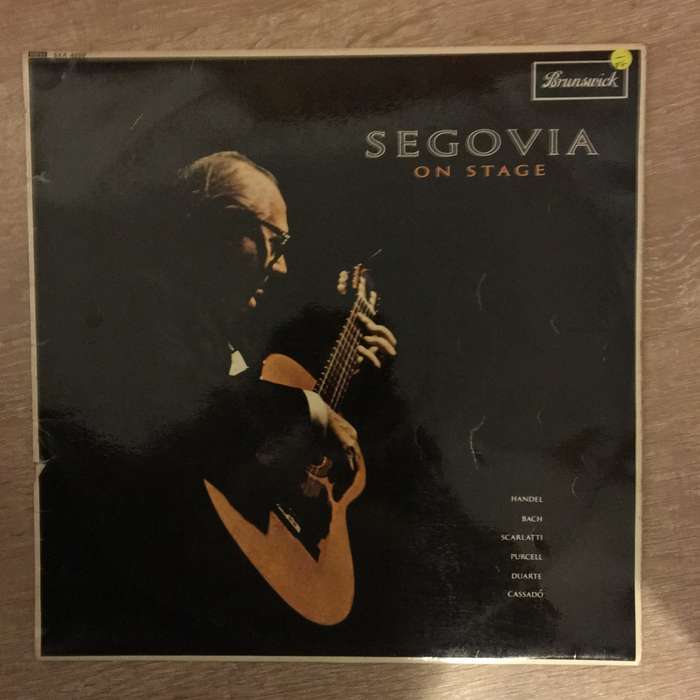 Segovia on Stage - Vinyl Record Opened  - Very-Good- Quality (VG-)