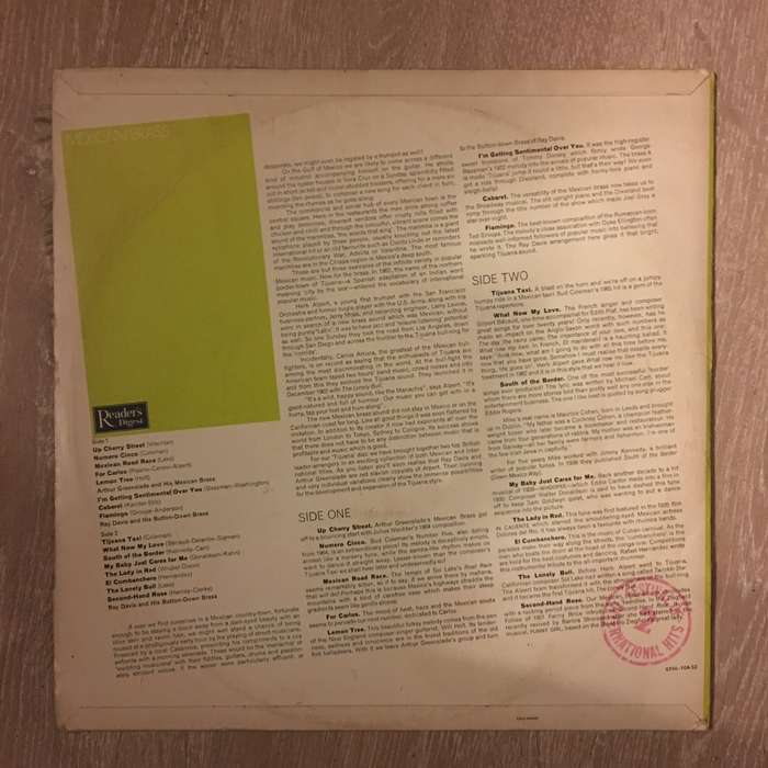 Festival Of International Hits  - Vol 2  - Mexican Brass - Vinyl LP Record   - Very-Good+ Quality...