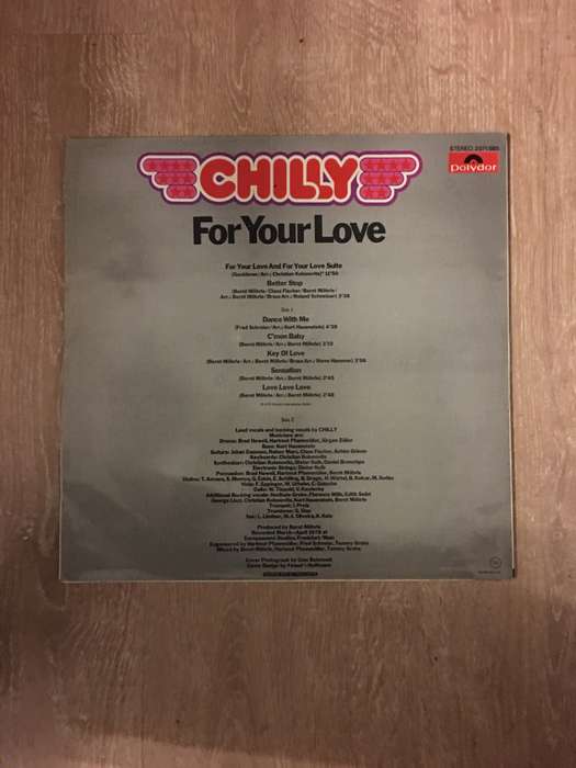 Chilly - For Your Love - Vinyl LP Record - Very-Good Quality (VG)