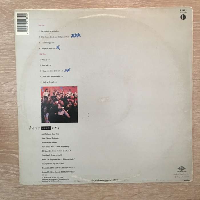 Boys Don't Cry  Who The Am Dam Do You Think You Am - Vinyl LP Record - Opened  - Very-Good+...