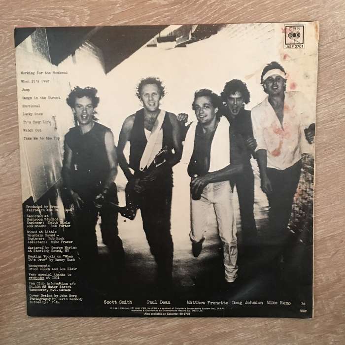 Loverboy - Get Lucky  - Vinyl LP Record - Very-Good+ Quality (VG+)