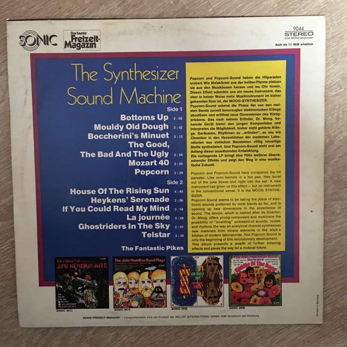 Synthesize Sound Machine - Vinyl LP Record - Opened  - Very-Good Quality (VG)