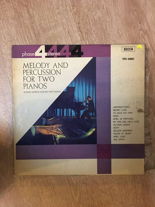 Ronnie Aldrich and His Two Pianos - Melody and Percussion For 2 Pianos - Vinyl LP Record - Opened...