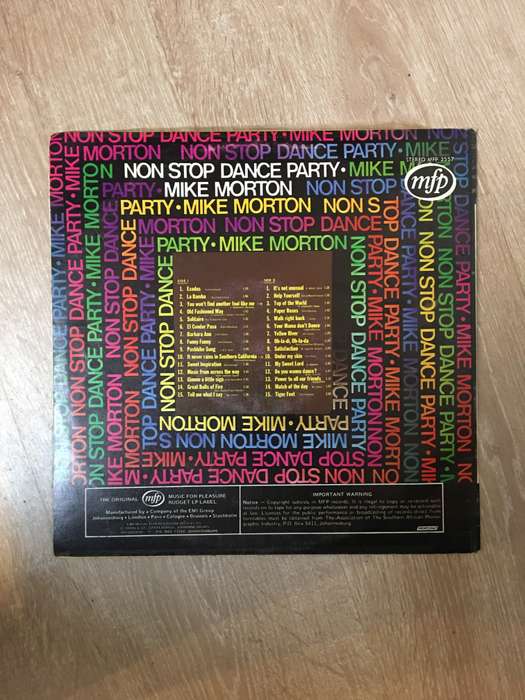 Mike Morton - Non Stop Dance Party  - Vinyl LP Record - Opened  - Very-Good+ Quality (VG+)