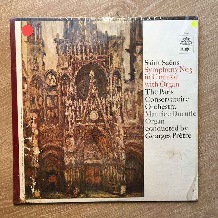 Saint-Saens-  The Paris Conservatoire Orchestra, Symphony No. 3 In C Minor With Organ.  - Viny...
