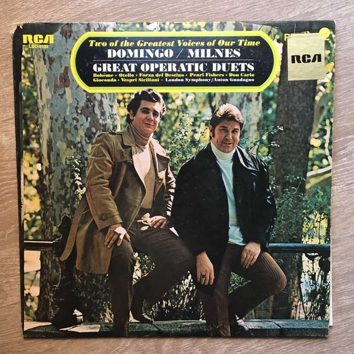 Domingo / Milnes  Great Operatic Duets -  Vinyl LP Record - Opened  - Very-Good+ Quality (VG+)