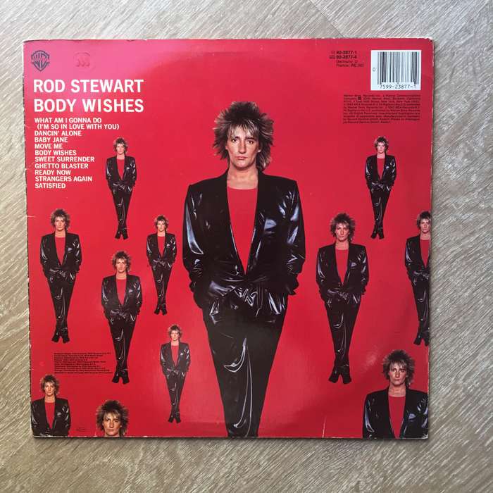 Rod Stewart - Body Wishes  -  Vinyl LP Record - Opened  - Very-Good Quality (VG)