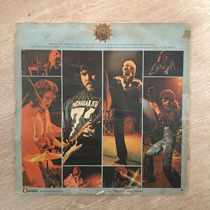 Bachmann Turner Overdrive - Not Fragile - Vinyl LP Record - Opened  - Good+ Quality (G+)